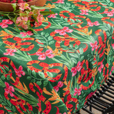 Annabel Trends Jungle Snake Linen Tablecloth