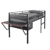X Rocker Sanctum Mid-Sleeper Bed with Gaming Desk