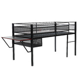 X Rocker Sanctum Mid-Sleeper Bed with Gaming Desk