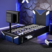 X Rocker Cerberus Gaming Single Bed with TV Mount