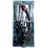 OZ Ocean 3 Piece Grey Rotto Snorkel &amp; Fin Set