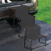 Pro Pet Care Black 4-Step Foldable Pet Stair