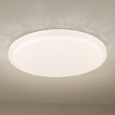 Eglo Delilah Round Crystal Look LED Oyster Light