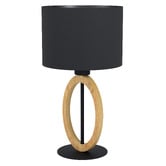 Eglo Basildon Rubberwood Table Lamp