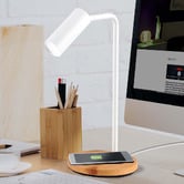 Eglo Connor Metal LED Desk Lamp with Wireless Charging Pad