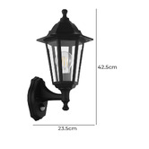 Eglo Duanera Outdoor Wall Light with Sensor