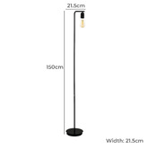 Eglo 150cm Adri Floor Lamp