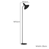 Eglo Morescana Steel Floor Lamp