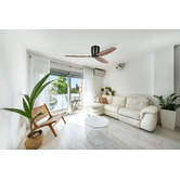 Eglo Seacliff 112cm DC Low Profile Ceiling Fan with Remote Control