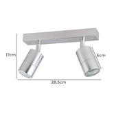 Eglo Fremantle  2 Light Outdoor Bar Spotlight