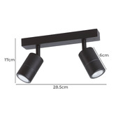 Eglo Fremantle  2 Light Outdoor Bar Spotlight