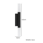 Eglo Alcudia Steel Linear Wall Light
