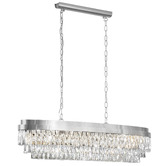 Eglo Valparaiso Cut Glass 115cm Linear Chandelier