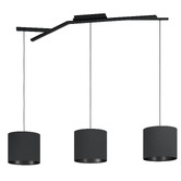 Eglo Balnario 3 Light Steel &amp; Cotton Pendant