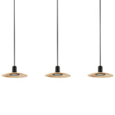 Eglo Mayazes 3 Light Rubberwood Pendant