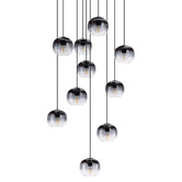 Eglo Oilella Glass 10 Light Cluster Pendant