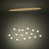 Eglo Oblong Portocolom 17 Light LED Pendant