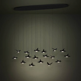 Eglo Oblong Paratebueno 17 Light LED Pendant