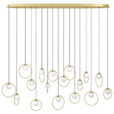 Eglo Oblong Portocolom 17 Light LED Pendant