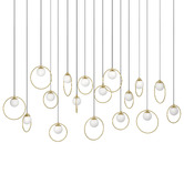Eglo Oblong Portocolom 17 Light LED Pendant