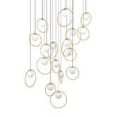 Eglo Round Portocolom 17 Light LED Pendant