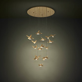 Eglo Paratebueno Steel LED 17 Light Pendant