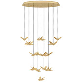 Eglo Paratebueno Steel LED 17 Light Pendant