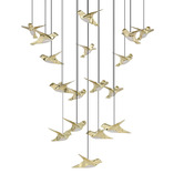 Eglo Paratebueno Steel LED 17 Light Pendant