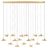 Eglo Oblong Paratebueno 17 Light LED Pendant