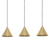 Eglo Narices Steel 3 Light Pendant