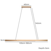 Eglo Montebuono Extendable LED Pendant Light