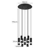 Eglo Bernabeta 10 Light Cluster Pendant