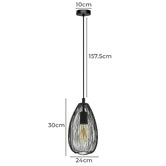 Eglo Clevedon Steel Pendant Light