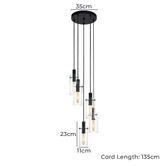 Eglo Montefino 5 Light Pendant