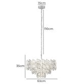 Eglo Calmeilles 3 Tier Chandelier