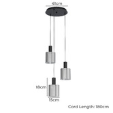 Eglo Gorosiba 3 Light Pendant