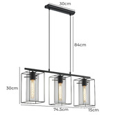 Eglo Loncino 3 Light Pendant