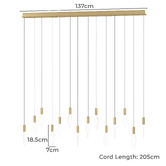 Eglo Mirador 14 light LED Pendant