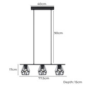 Eglo Mardyke 3 Light Pendant