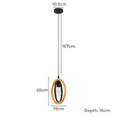 Eglo Basildon Steel Pendant Light