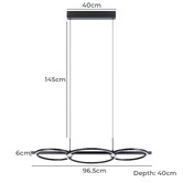 Eglo Lanacera 3 Light LED Pendant