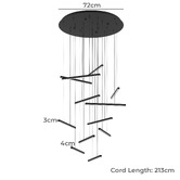 Eglo Lindoza 12 Light LED Pendant