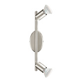 Eglo Buzz Steel Adjustable 2 Light Wall Spotlight