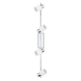 Eglo Davida Steel Adjustable 4 Wall Light Bar Spotlight