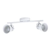 Eglo Seras Steel 2 Lamp Bar Spotlight