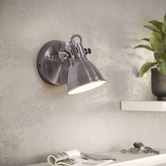 Eglo Seras Steel Adjustable Wall Spotlight