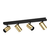 Eglo Cumaribo Steel 4 Lamp Bar Spotlight