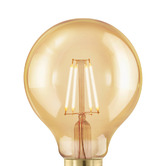 Eglo Celecto E27 Golf Ball 4W Amber 12cm LED Filament Bulb