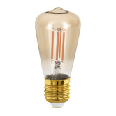 Eglo Golden Age E27 Drop 4W Dimmable 10cm LED Filament Bulb
