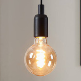 Eglo Celecto E27 Golf Ball 4W Amber Dimmable LED Filament Bulb